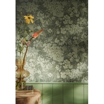 Vliesbehang Arts & Craft groen (dessin 118130)