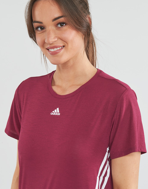 adidas Performance - TRAIN WTR ICNS 3 Stripes T-SHIRT Burdeo