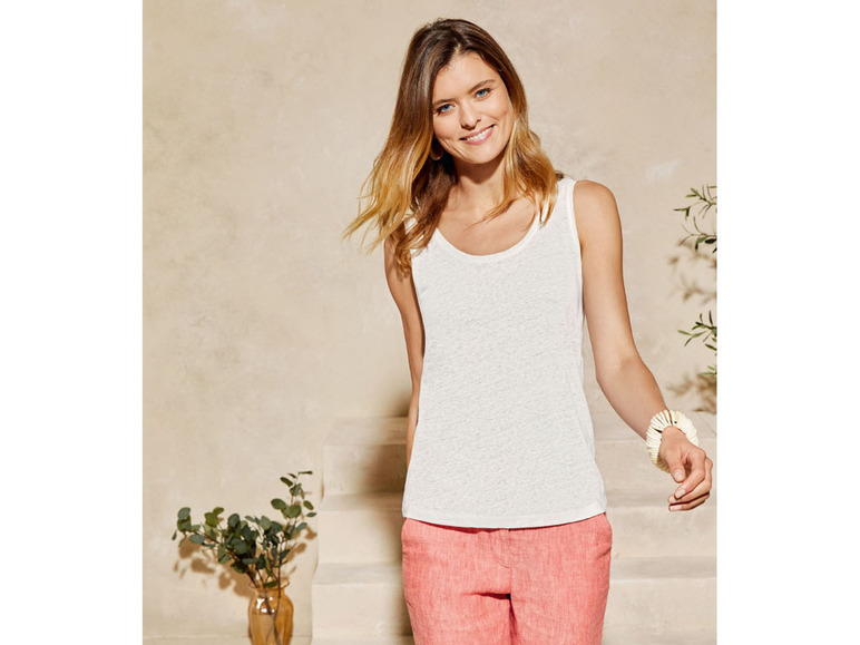 Linnen dames top