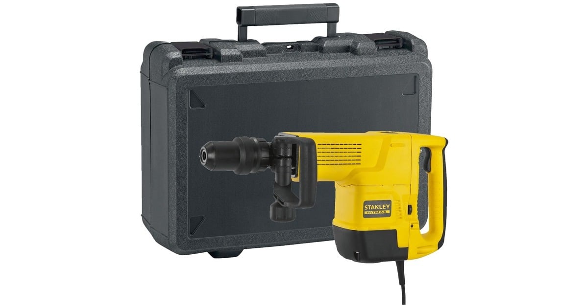 StanleyFATMAX 1600W SDS-MAX breekhamer  (Geel/zwart, met koffer)