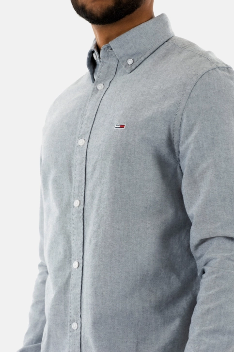 Chemise tommy jeans reg oxford c1g dark night navy
