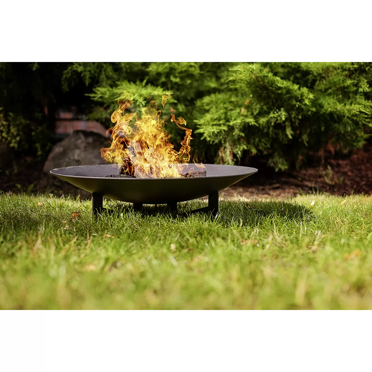 Feuerschale rund Modell Yuma Nomlilo Schwarz