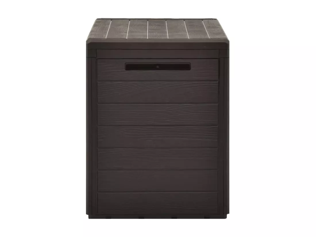 Boîte de rangement de jardin Marron 78x44x55 cm