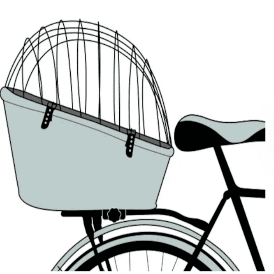 Cesta de vime para bicicleta Karlie