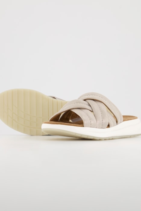 Caprice Leder-Pantoletten, Climotion, Weite H