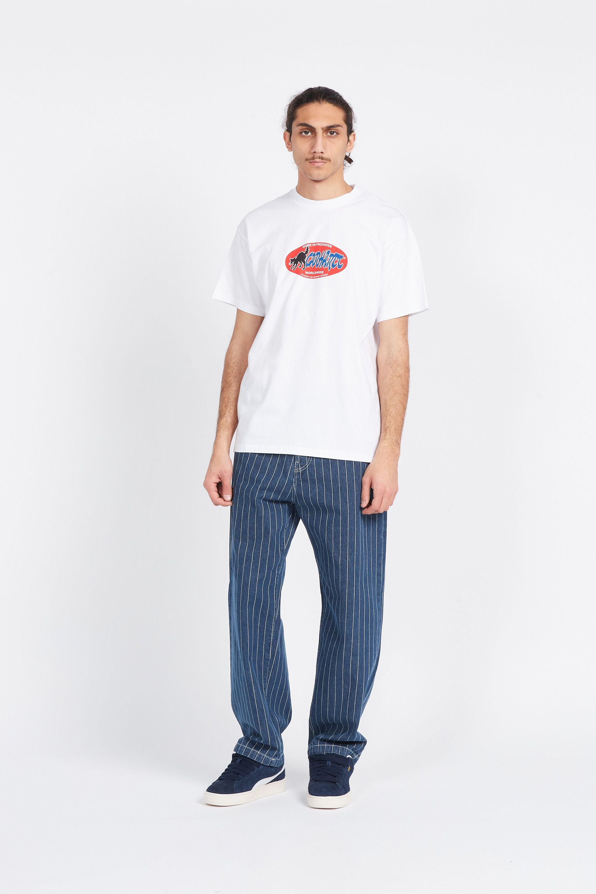 CARHARTT WIP T-shirt S/S Cat Sticker T-Shirt Blanc