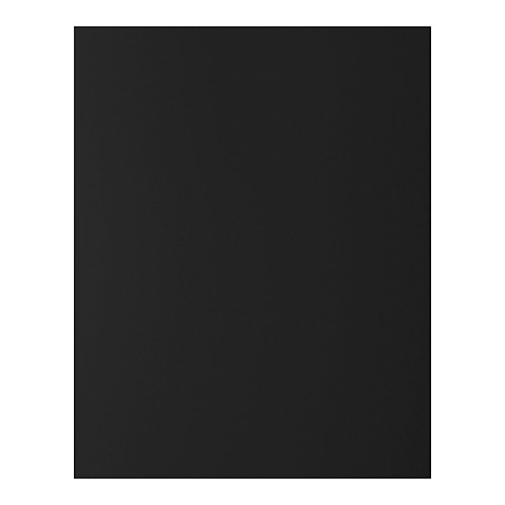 Joue de finition Stevia noir mat L. 60 cm x H. 93,4 cm Caraway Innovo GoodHome