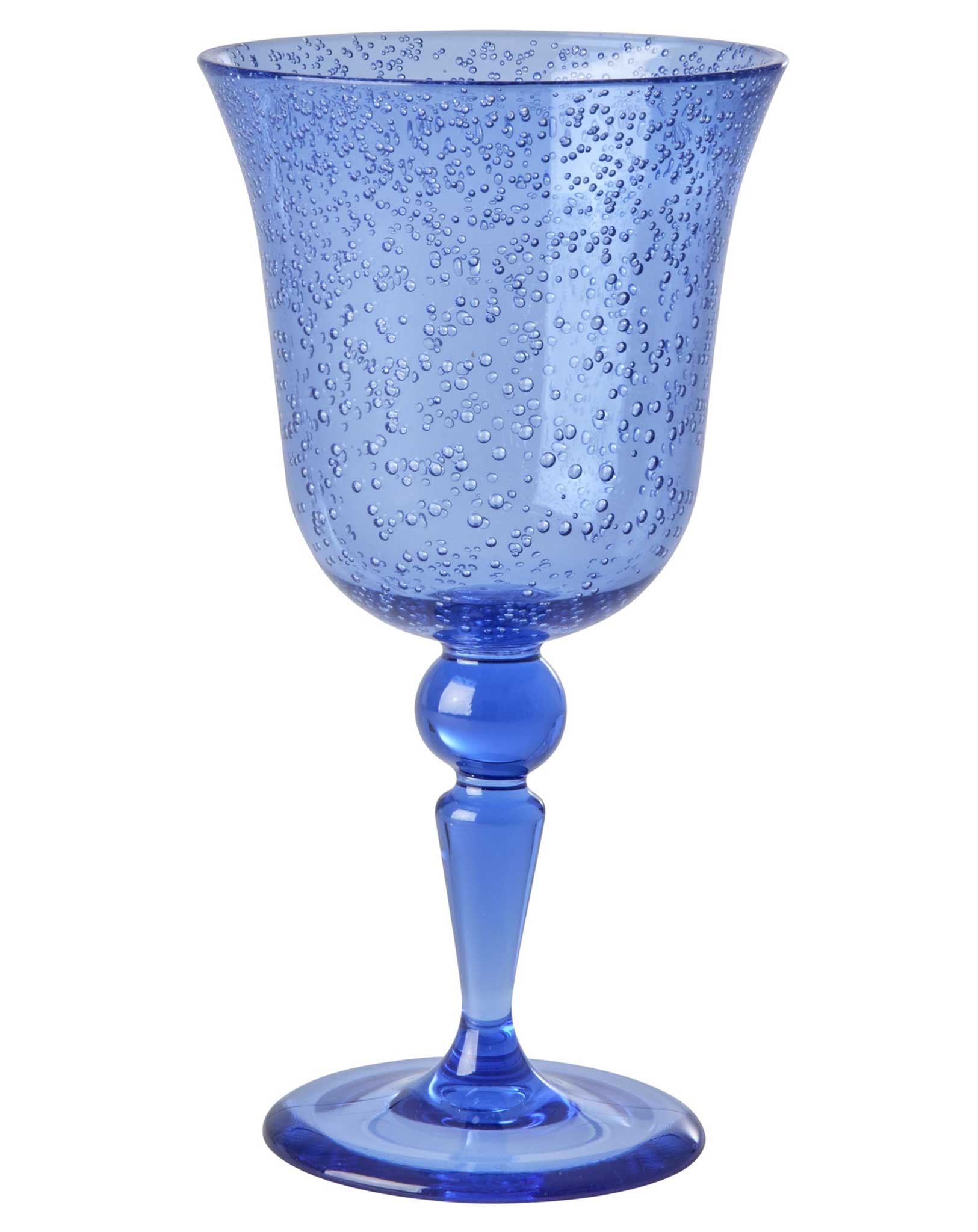 Acryl-Weinglas BUBBLES (360ml) in blue