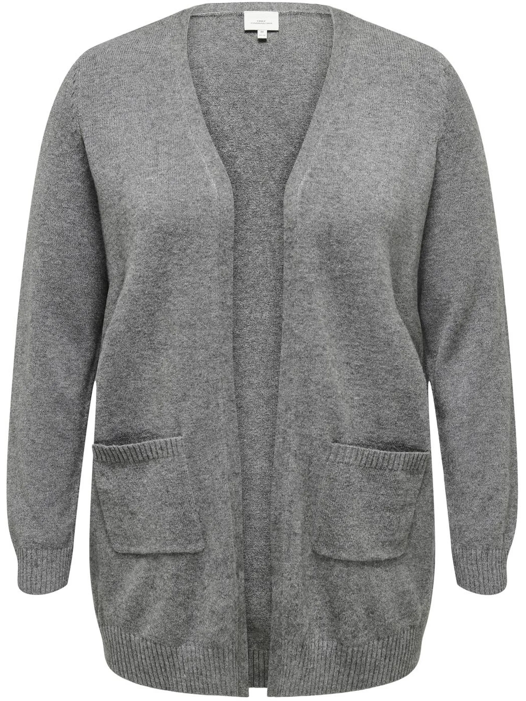 Only Carmakoma CARESLY L/S OPEN CARD Strickjacke