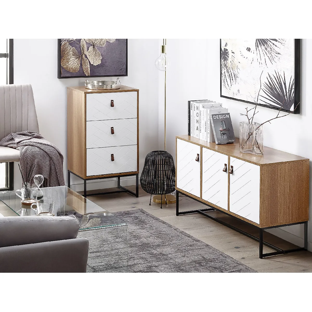 BELIANI NUEVA Commode - Bois clair