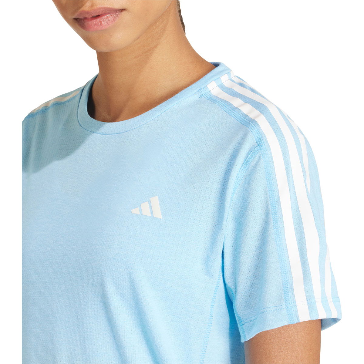 adidas Own The Run 3-Stripes Løbe T-shirt Dame