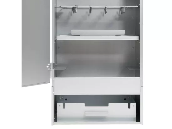 Fumoir à four à barbecue avec copeaux de bois 44,5x29x83 cm