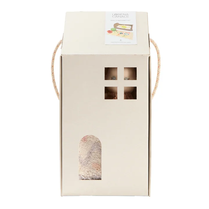 Lorena Canals - Puppenspielset mit Hausverpackung, Nari, olive / orange / honey (6er-Set)