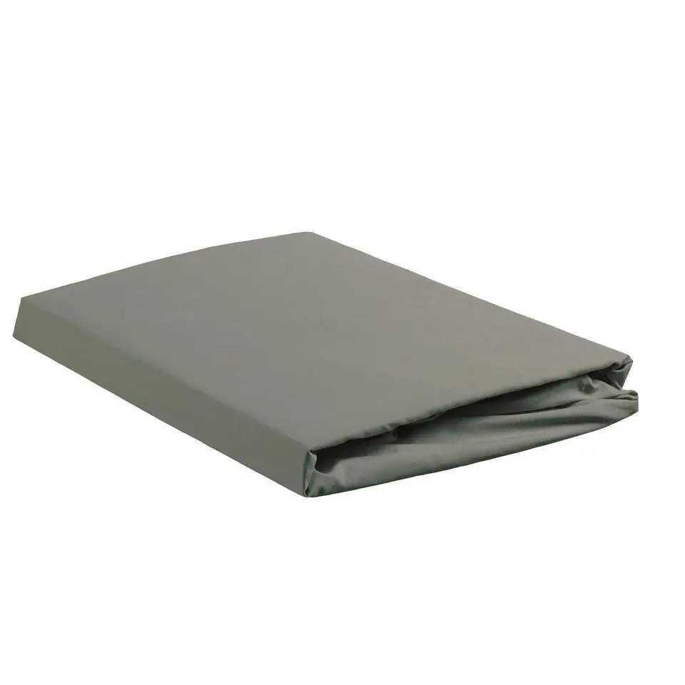 Ambiante Bamboo Cotton - Hoeslaken - 180x200 - Groen