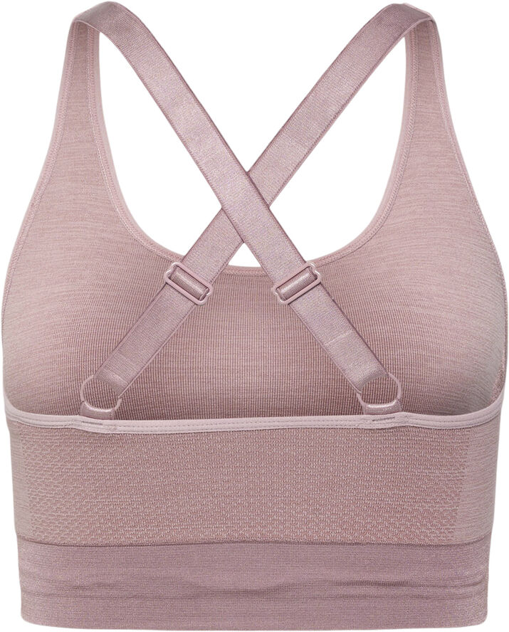 Hummel Clea Seamless sports bh Pink