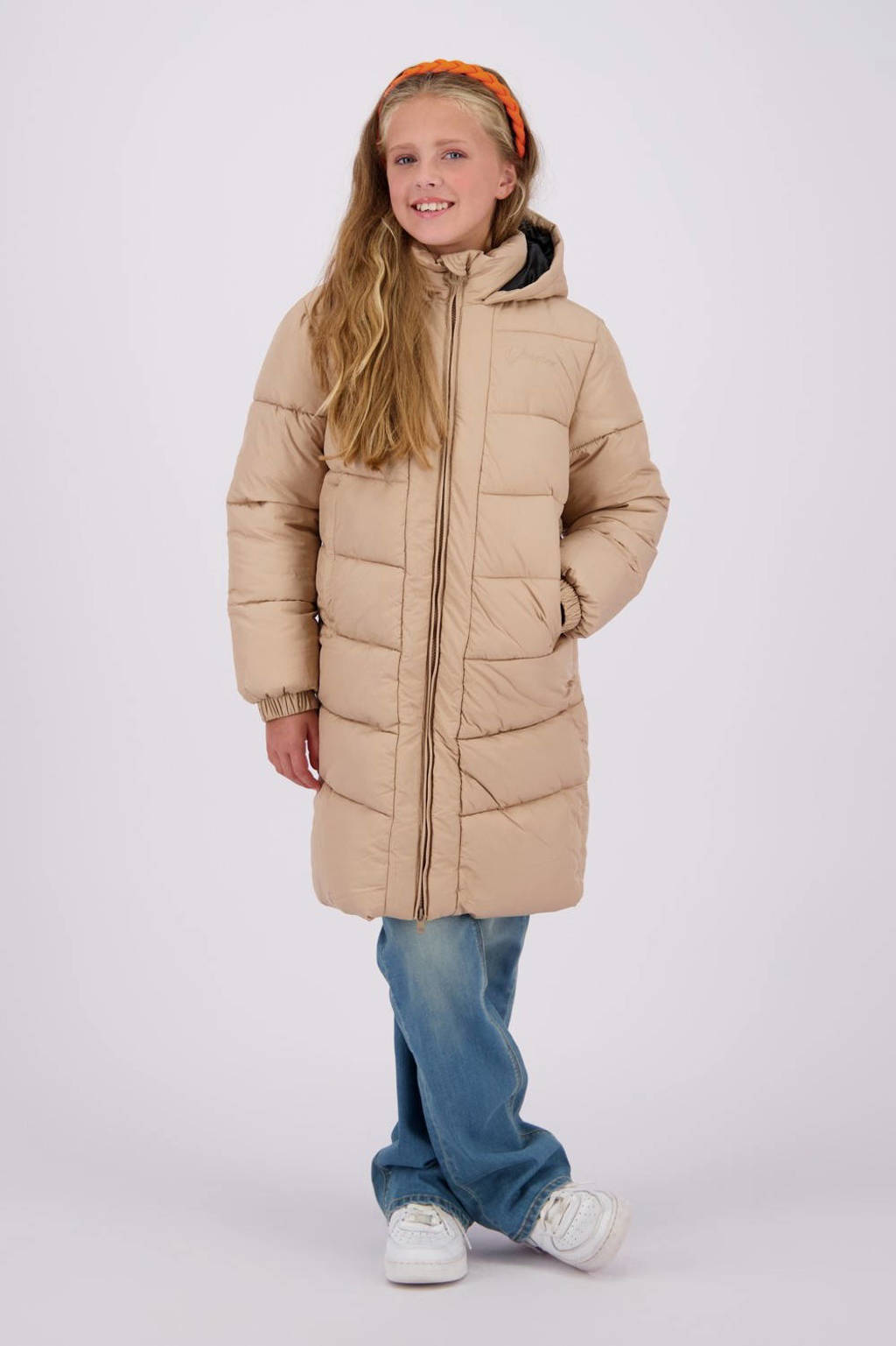 Vingino gewatteerde winterjas Tendela goud metallic