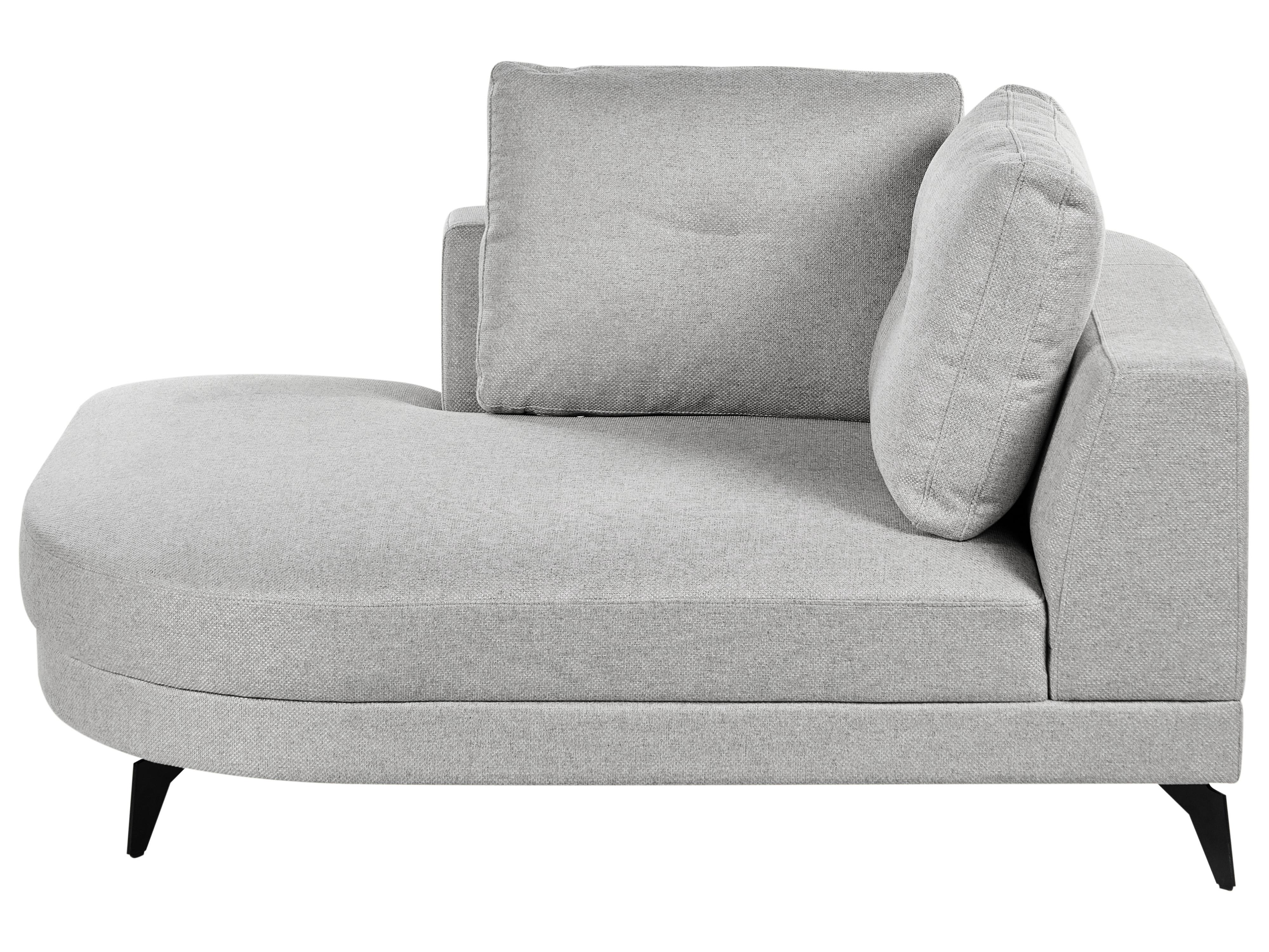 Chaise longue MARUM Kunstlinnen Grijs