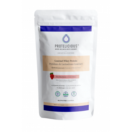 Protelicious Protéines de lactosérum - Fraises Délices (1kg)