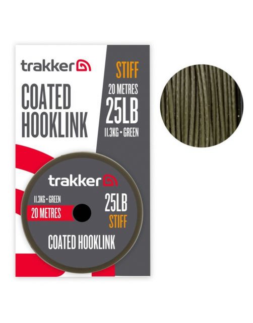 Trakker Stiff Coated Hooklink 11.3kg - Vislijn - 20 m 25 lb