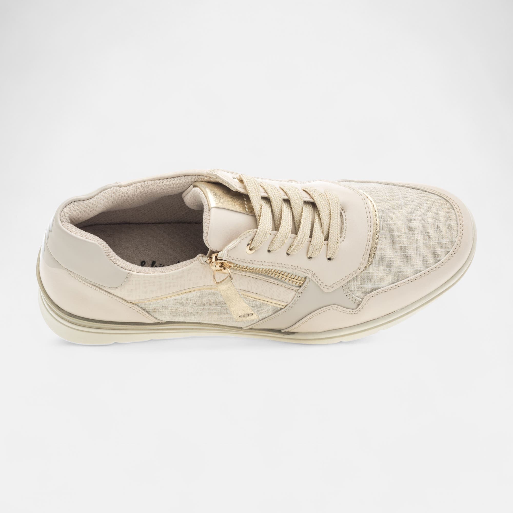 Baskets basses Femme beige