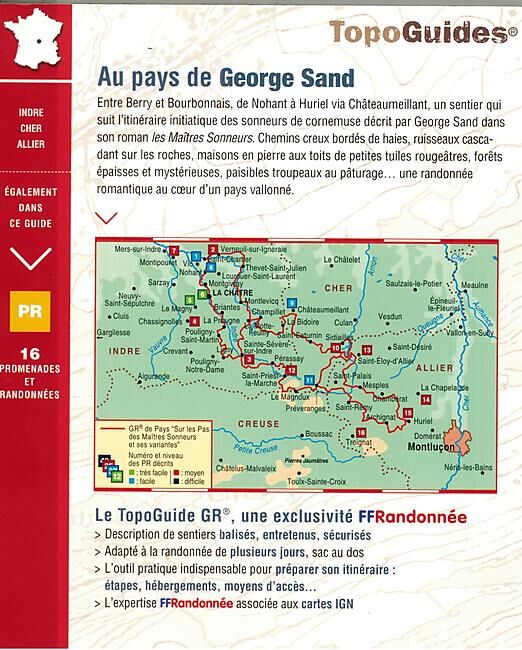 FFRP - 361 AU PAYS DE GEORGE SAND FFRP