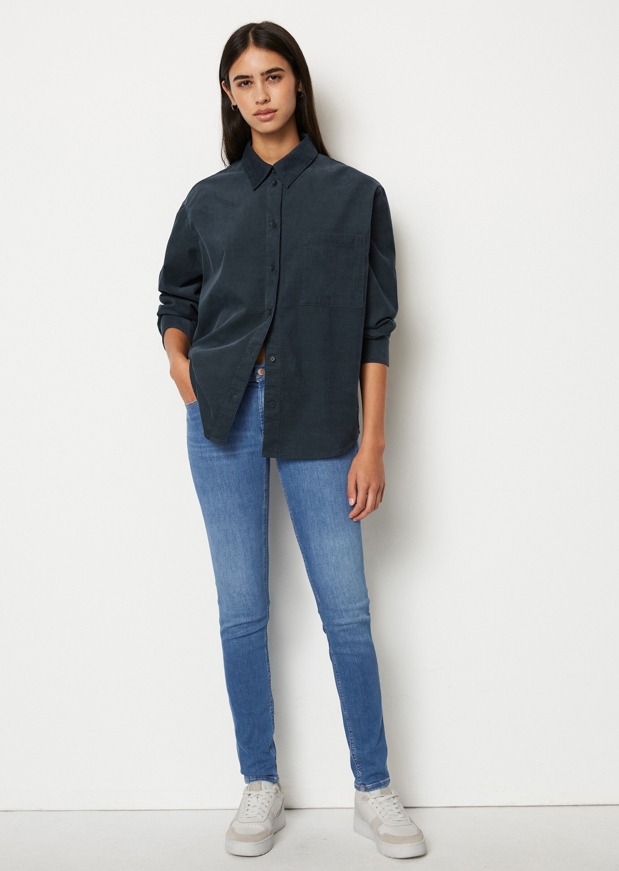 Babycord-Bluse regularaus Organic Cotton
