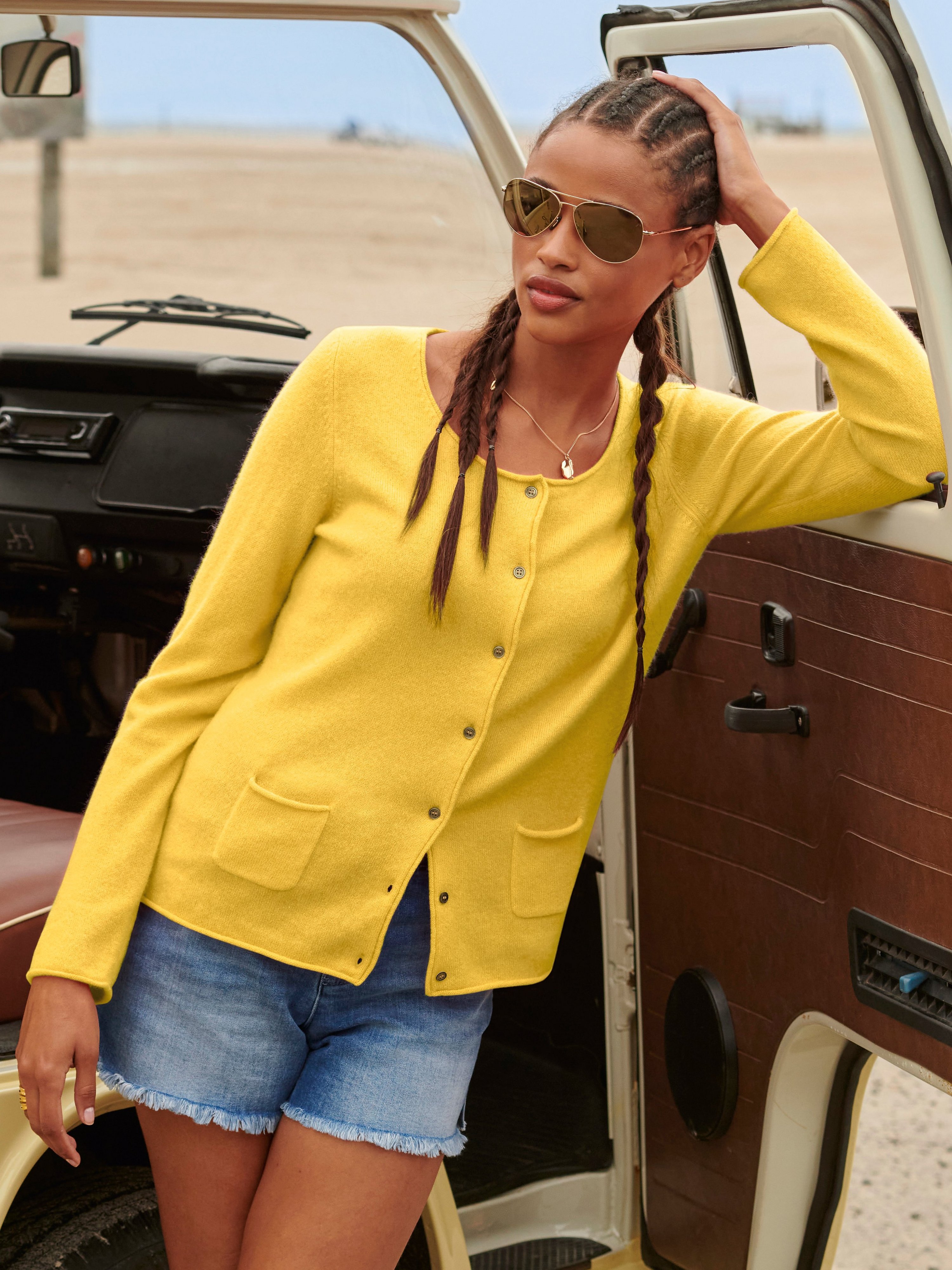 Cardigan aus 100 % Kaschmir