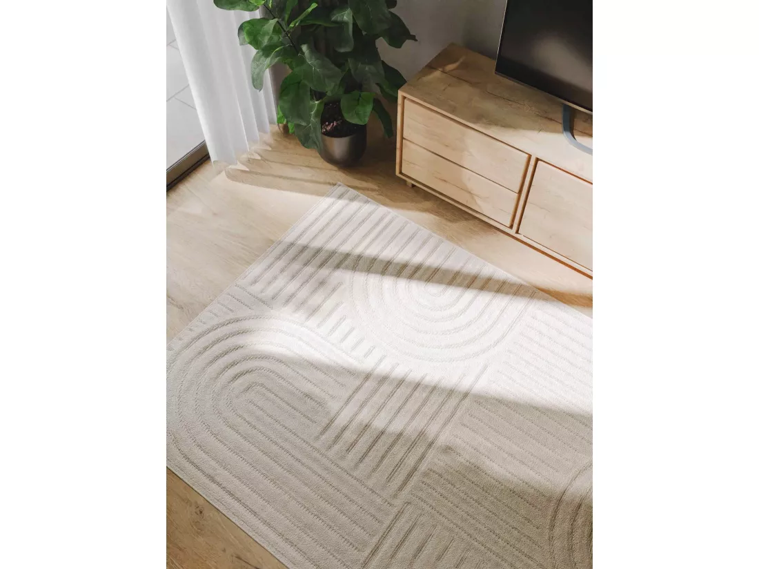 Tapis Leo Crème 120x170 cm