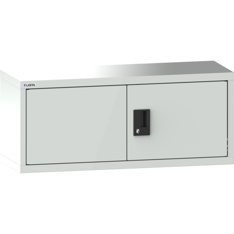 Armoire suspendue à portes pleines Lista - H 42 x L 100 x P 30 cm