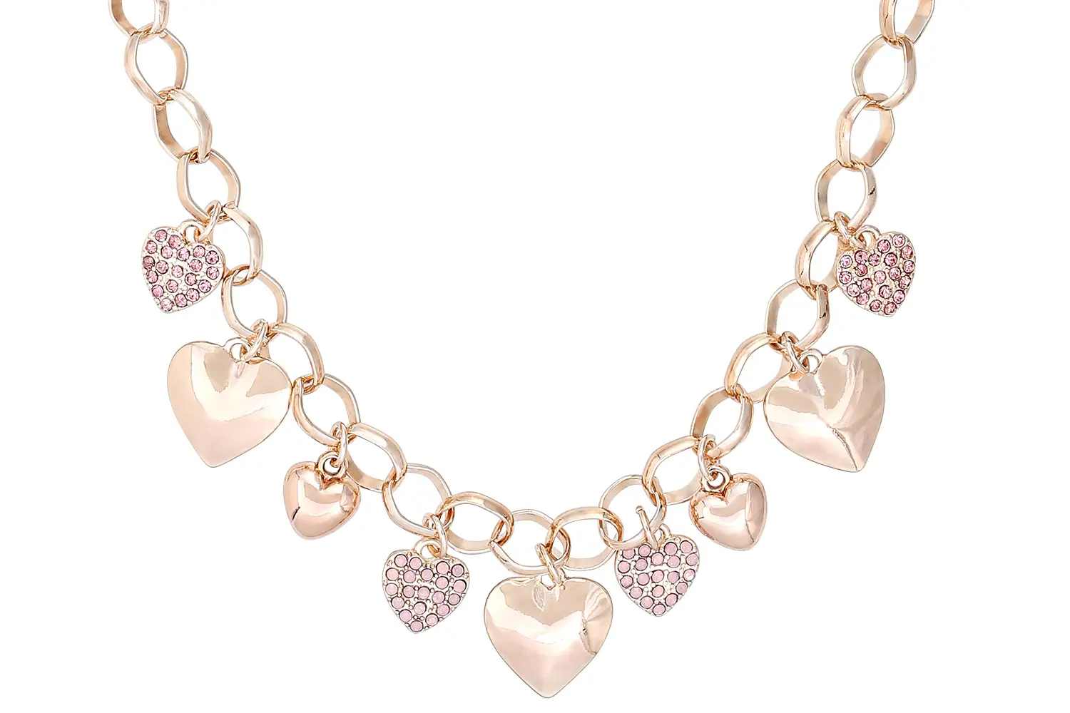 Kette - Rosy Hearts