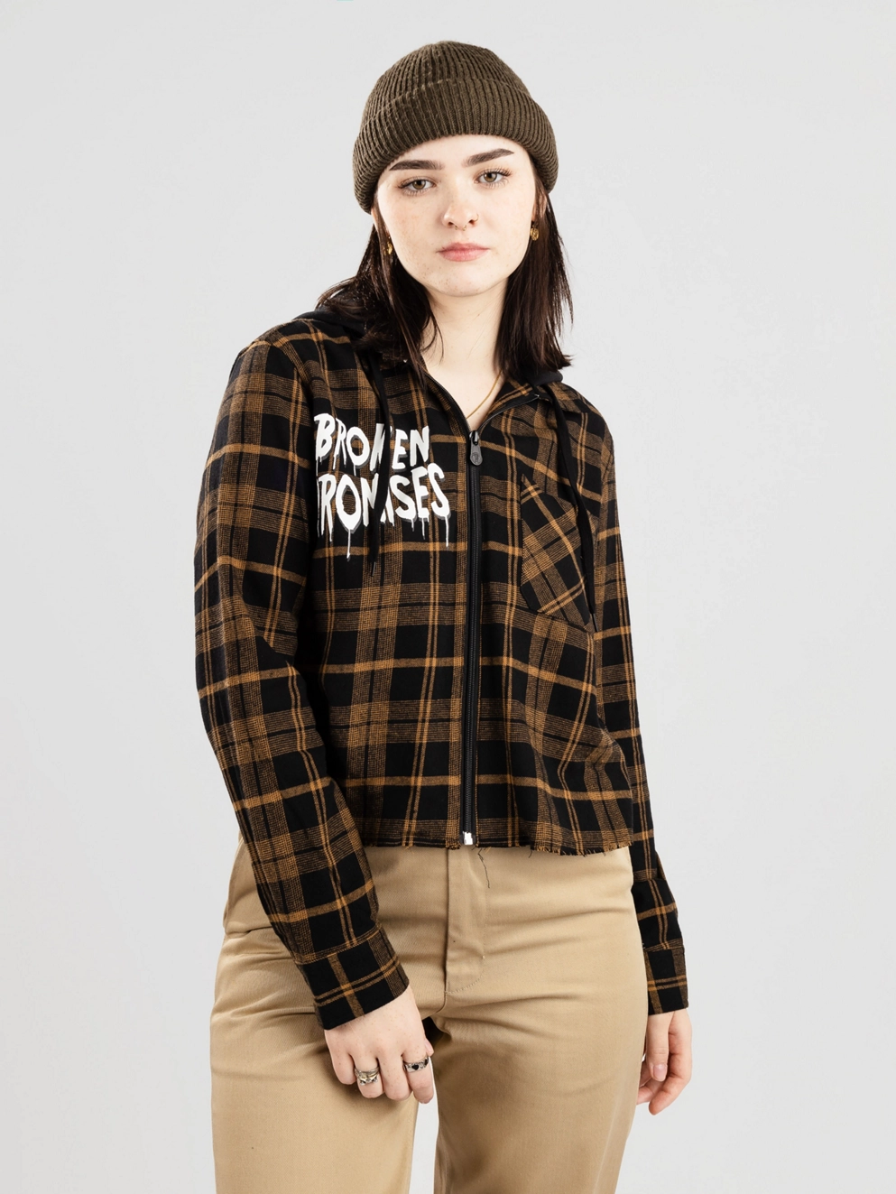 Broken Promises Love is Lethal Jacket black