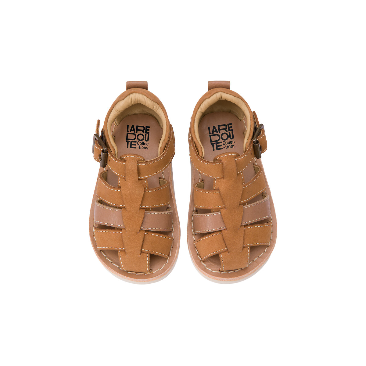 COLEÇÕES LA REDOUTE<br>Leren sandalsen