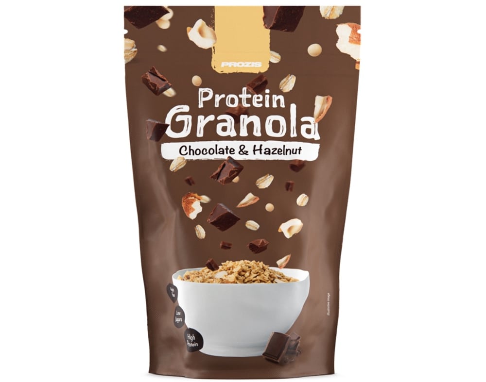 GRANOLA PROZIS PROTEICA CHOCOLATE E AVELÃS 275G