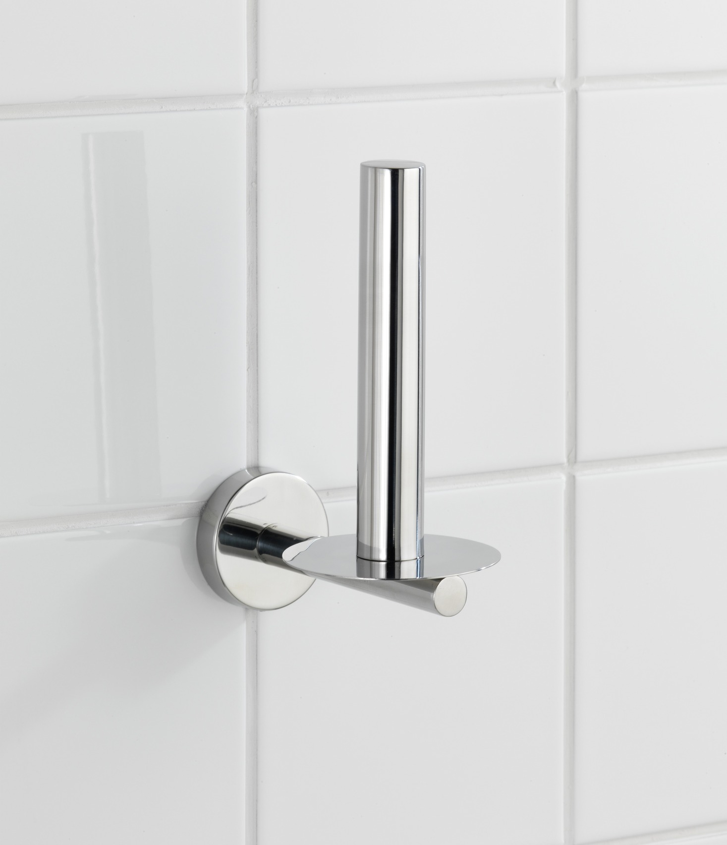 Wenko Bosio reserverolhouder RVS glanzend