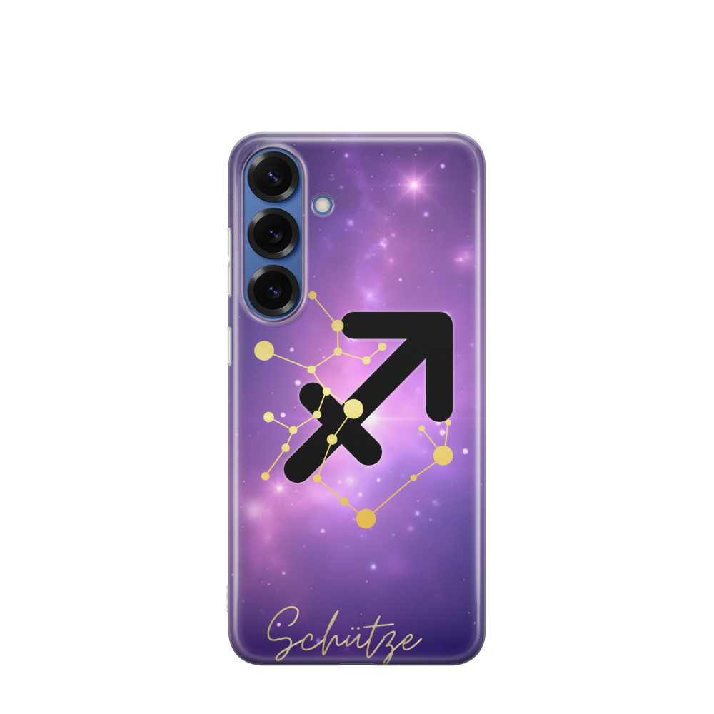 Samsung Galaxy S25 Plus Gummi Hülle Schütze 1 - Lila-Violett