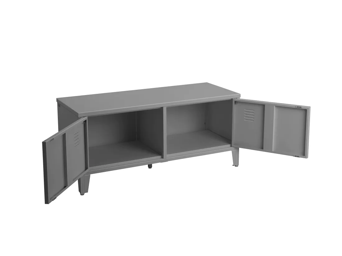 Banc Salino 2 portes gris