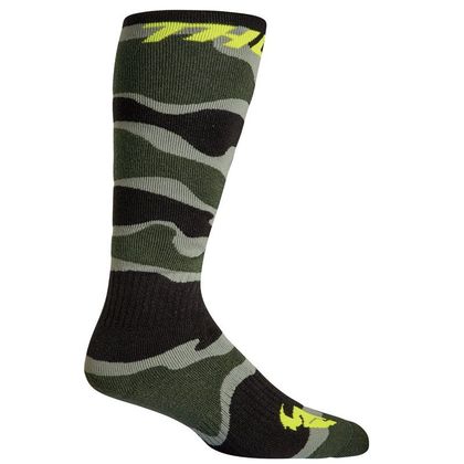 Chaussettes MX Thor MX CAMO GREEN WHITE - Vert / Blanc