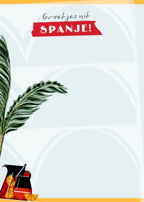 Greetz | Vakantiekaart | groetjes uit Spanje