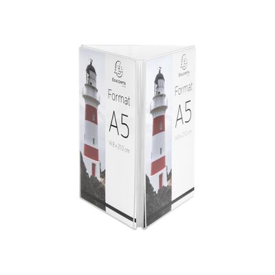 Exacompta Office - Triptyque pour A5 - cristal