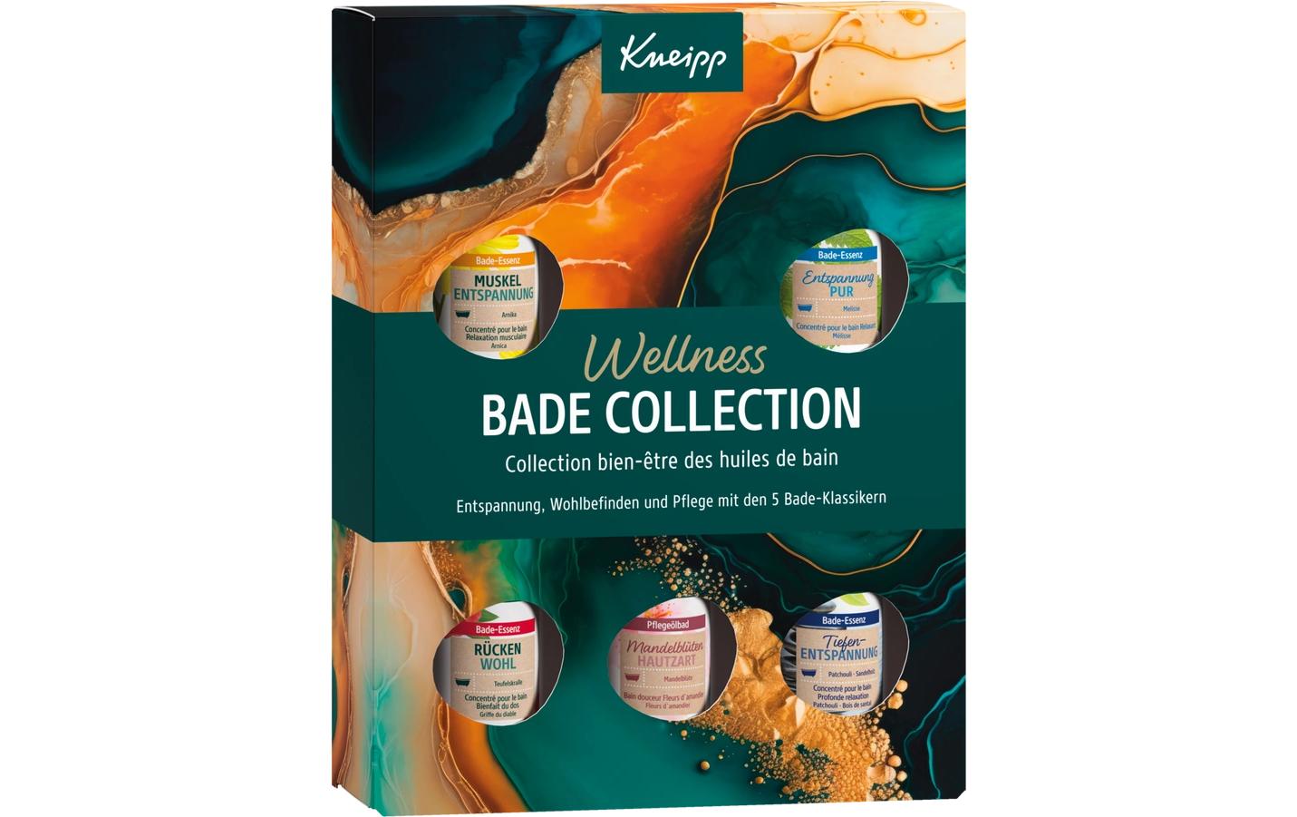 Geschenkset Wellness Collection 5 x 20 mlGeschenkbox mit hochwertigen Pflegeprodukten