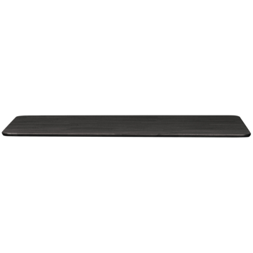 WOOOD tafelblad Tablo afgerond deer brown 24 mm 220x100 cm