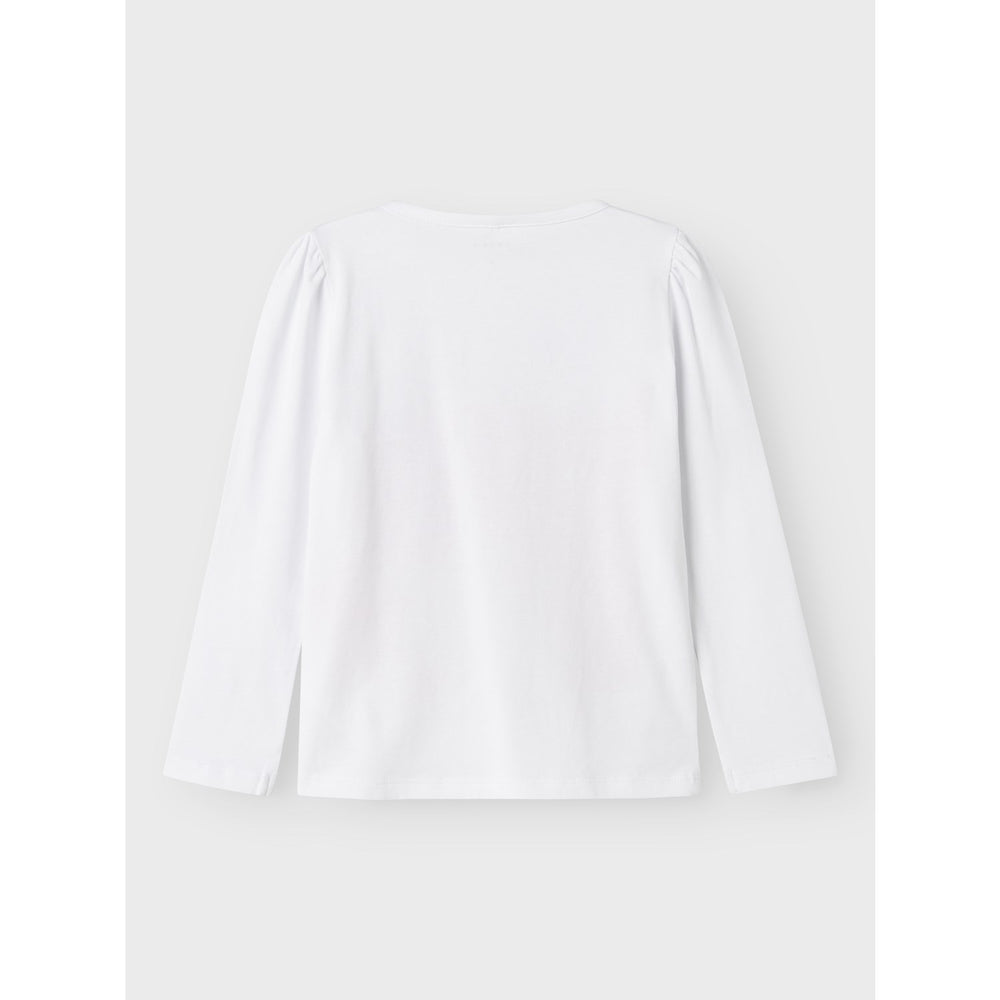 Køb Name It Bright White Nmfjoana Paw Ls Top Box Noos Cplg