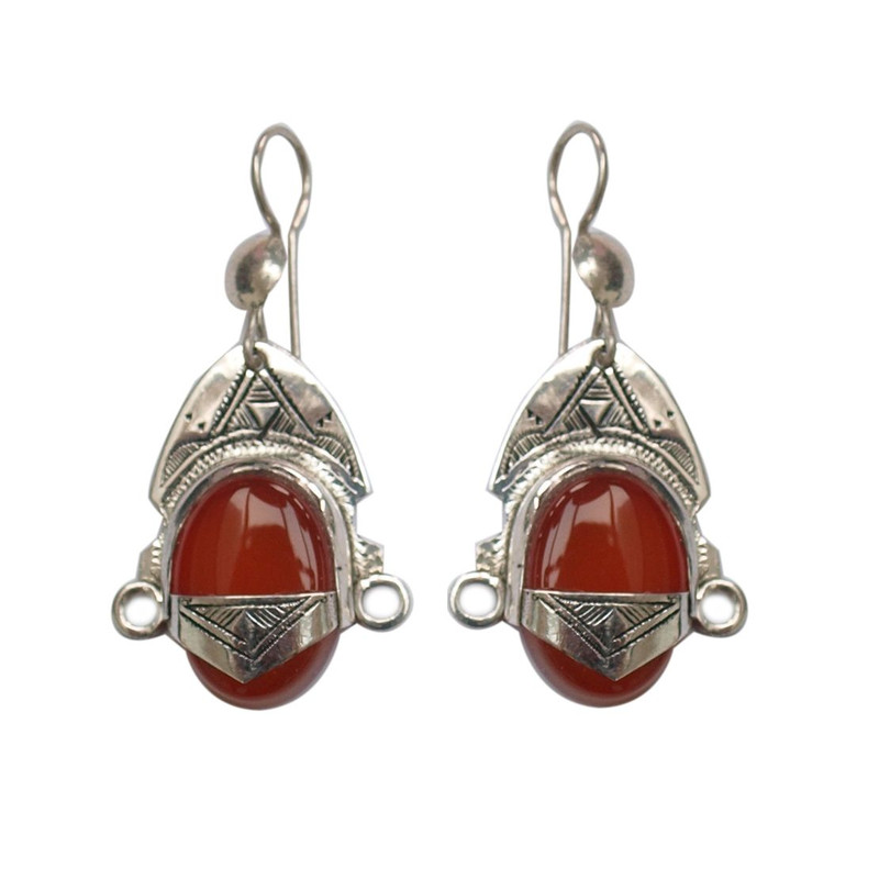 boucles d'oreilles touareg argent