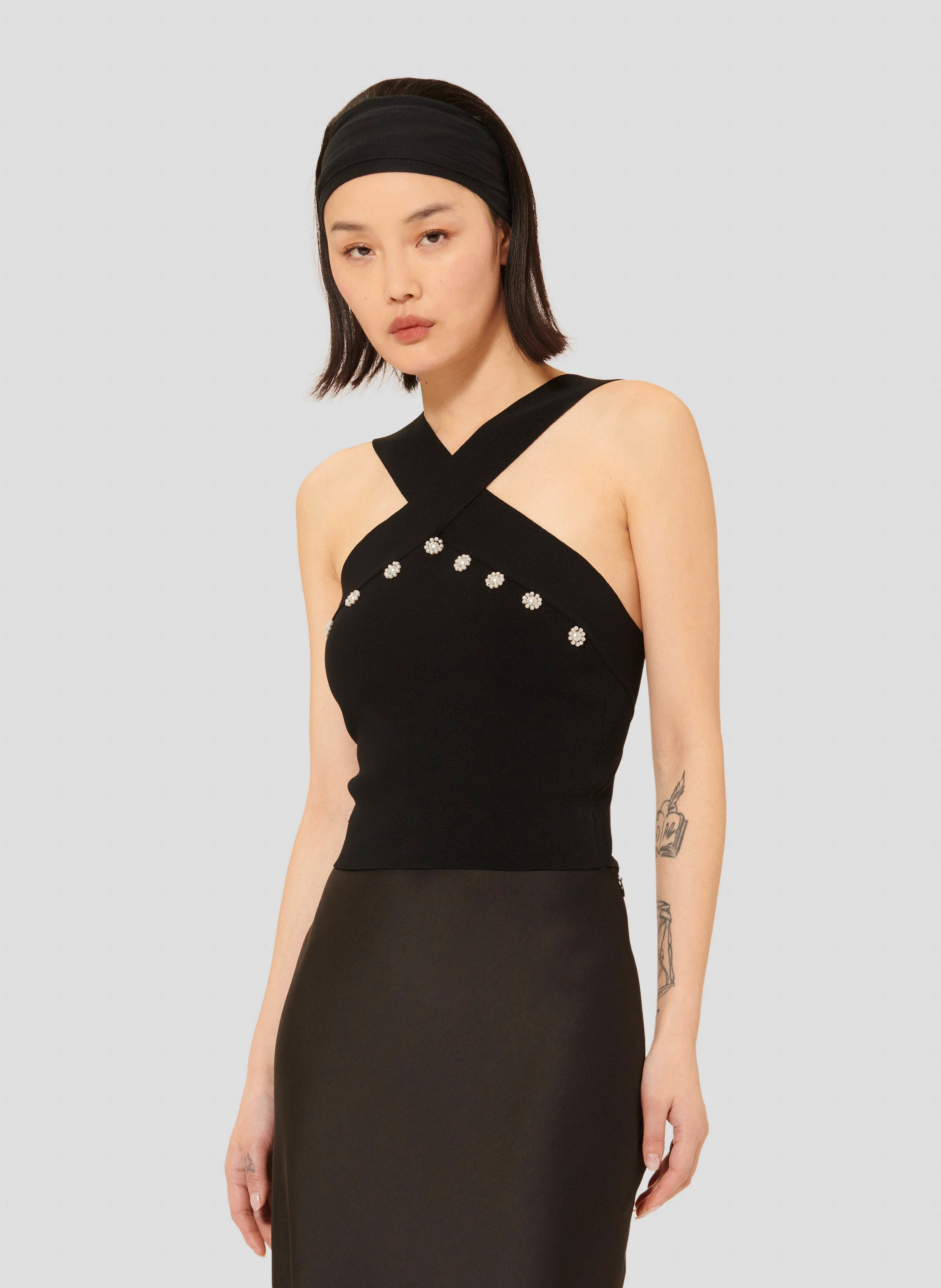 PRANA - Top court moulant | Noir