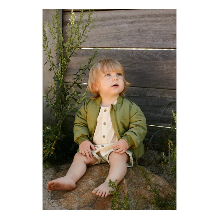 Wheat Veste Matelassée Malo Fibres Recyclées Bébé | Vert