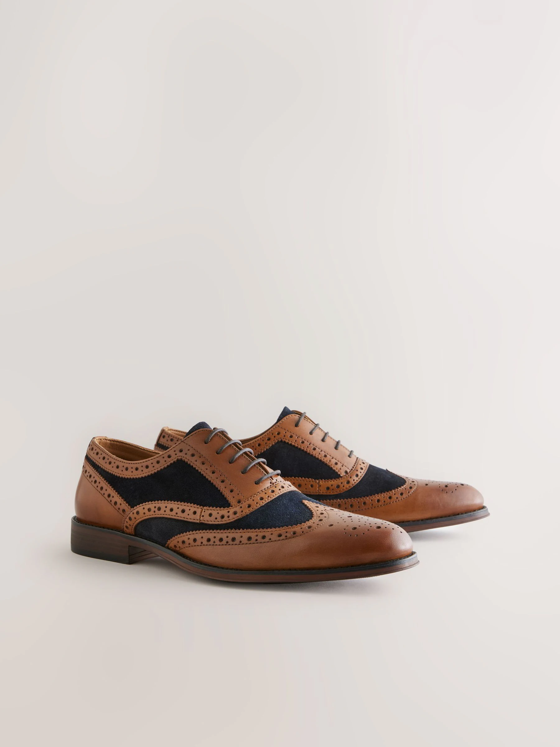 Lichtbruin - Heritage brogue-schoenen
