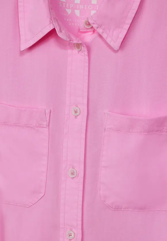 Lyocell Hemdbluse - tender rose