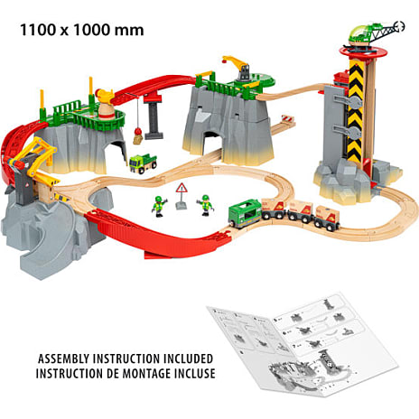 Brio 36010 togbane Cargo Mountain-sæt