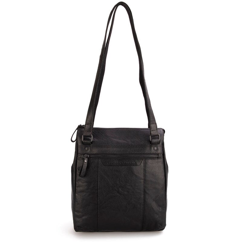 Spikes & Sparrow Bronco Chicago Backpack / Shoulderbag Black