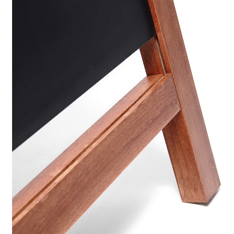 Chevalet ardoise Natura Chalk Fast-Switch avec cadre brun clair